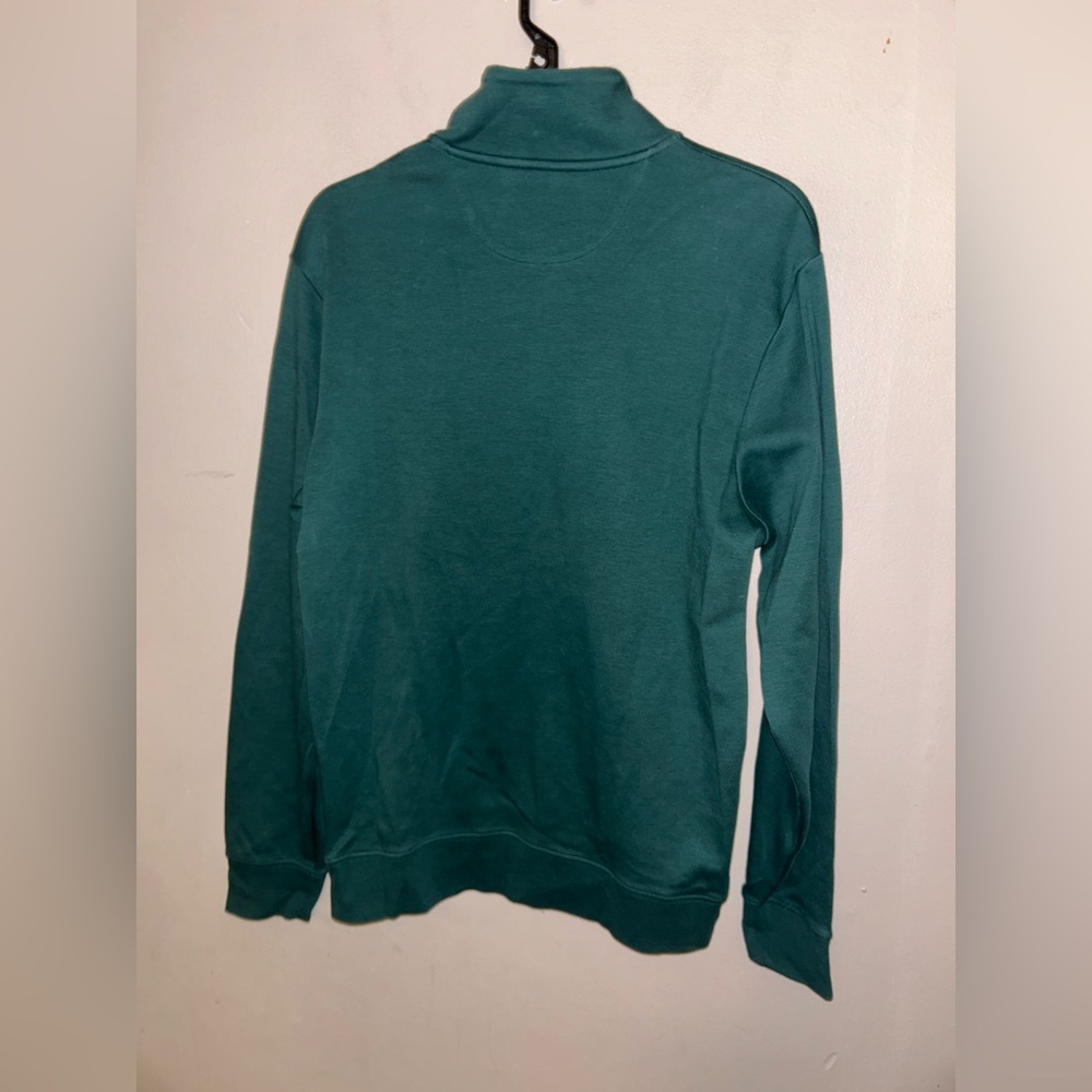 Vineyard Vines 1/4 zip Pullover - green 100% Pima cotton - Picture 6 of 9